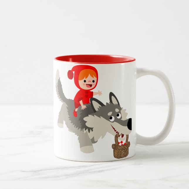 The Little red Riding Hood and The Wolf Mug (Right)