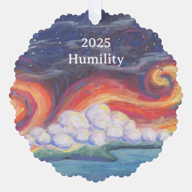 The Little Shot: Humility Paper Ornament Card (Front)