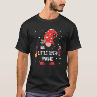The Little Sister Gnome Matching Family Christmas T-Shirt