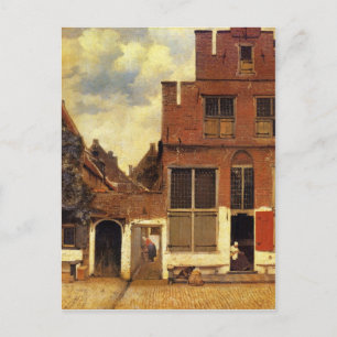 The little street by Johannes Vermeer Postcard