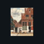 The Little Street Canvas Print<br><div class="desc">The Little Street - view of the houses in Delft by Johannes Vermeer 1658 on canvas</div>