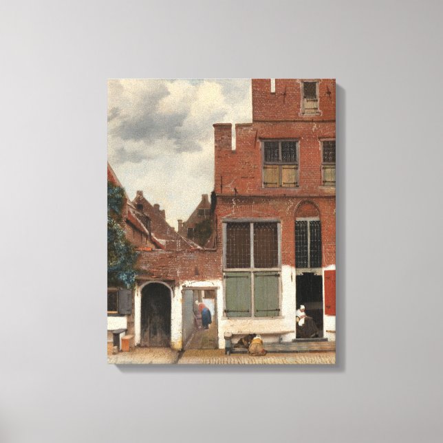 The Little Street Canvas Print (Front)