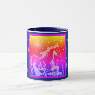The little sweet pony ,pink mug