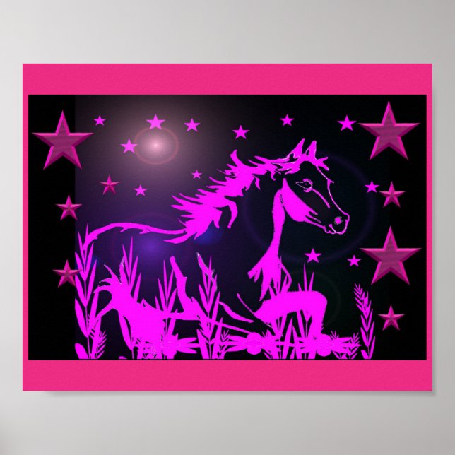 The little sweet pony,pink poster (Front)