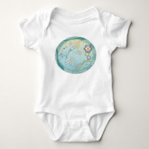 The Little Things Mixed Media Baby Bodysuit