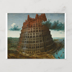 The Little Tower of Babel by Pieter Bruegel Postcard