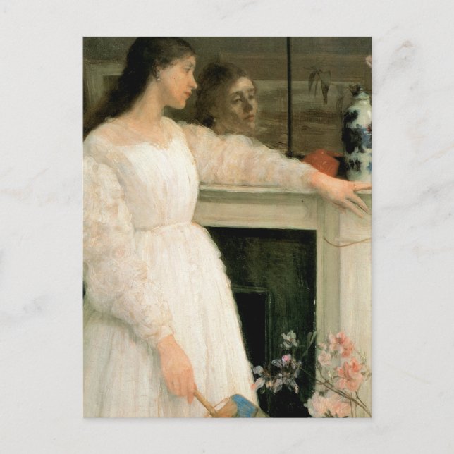 The Little White Girl; Symphony in White, No 2 Postcard (Front)