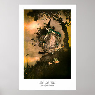 The Little Witch Art Print by Ida Outhwaite Occult