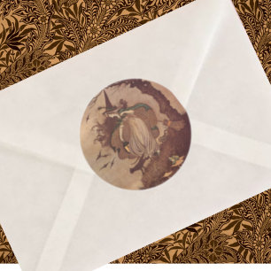The Little Witch Classic Round Sticker