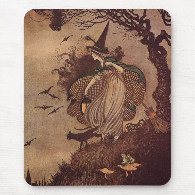 The Little Witch Mouse Mat (Front)