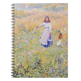 The Little Worker painting by Helen McNicoll Notebook
