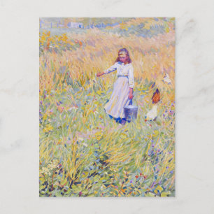 The Little Worker painting by Helen McNicoll Postcard