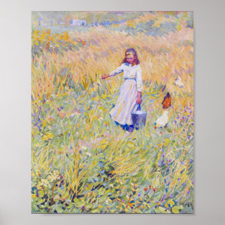 The Little Worker painting by Helen McNicoll Poster