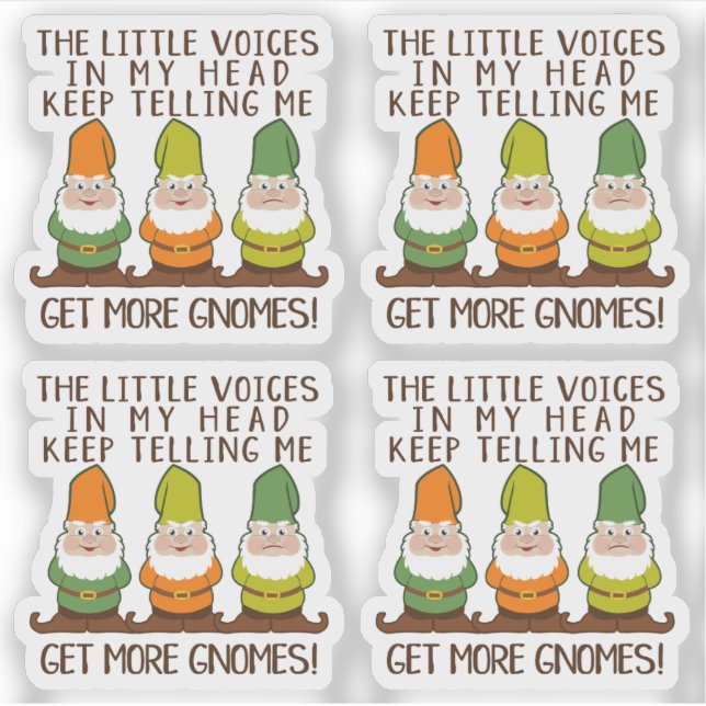 The Littles Voices Get More Gnomes 4 Contour Cut (Front)