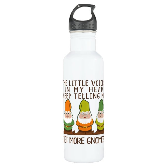 The Littles Voices Get More Gnomes 710 Ml Water Bottle (Front)