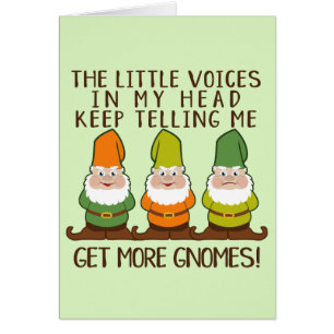 The Littles Voices Get More Gnomes Greeting Card