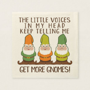 The Littles Voices Get More Gnomes Napkin