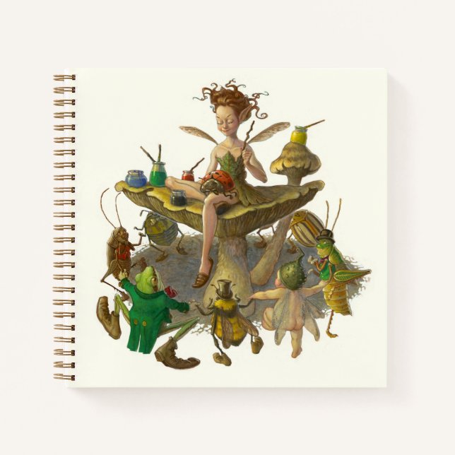 “The Littlest Artist” 8.5 x 8.5" Notebook (Front)