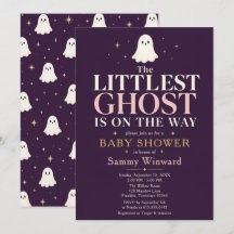 The Littlest Ghost Halloween Baby Shower