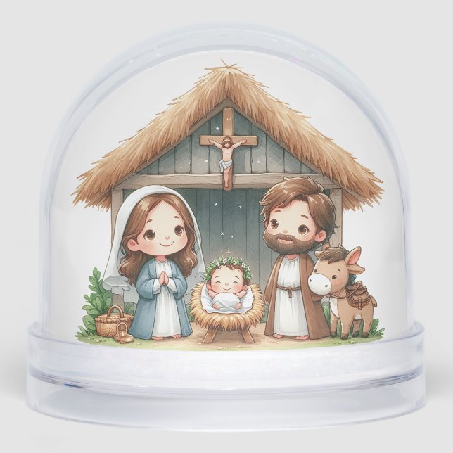 The Littlest King Snowglobe (Front)