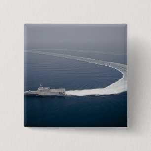 The littoral combat ship Independence 4 15 Cm Square Badge