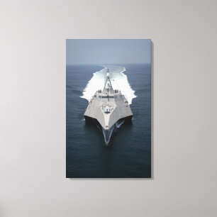 The littoral combat ship Independence Canvas Print