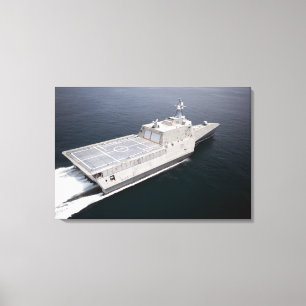 The littoral combat ship Independence Canvas Print