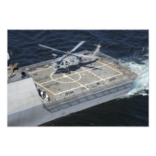 The littoral combat ship USS Freedom Photo Print