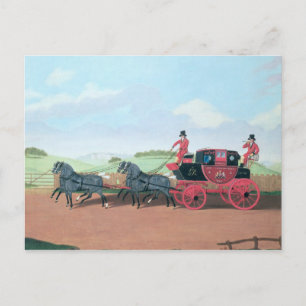 The Liverpool and London Royal Mail Coach, 1812 Postcard
