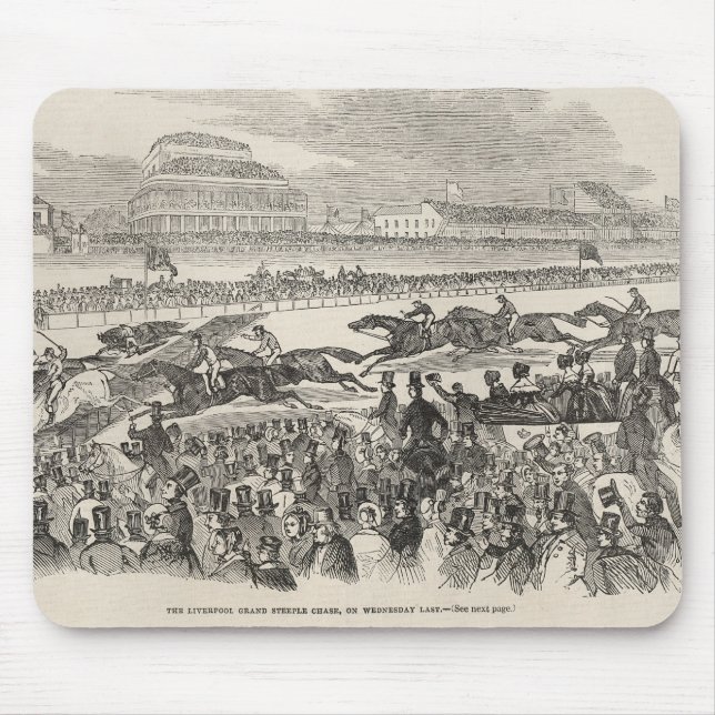The Liverpool Grand Steeple Chase on Wednesday Mouse Mat (Front)