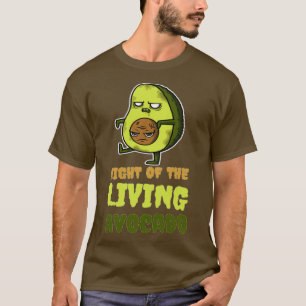 The Living Avocado Zombie Halloween T-Shirt