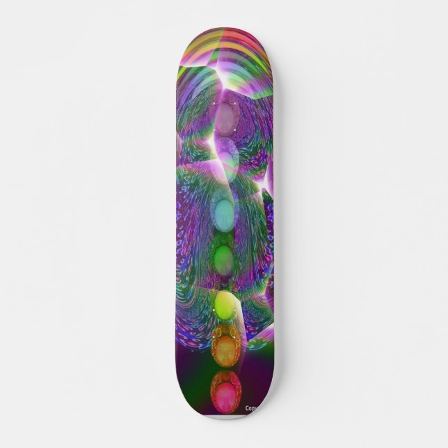 The Living Chakras Skateboard (Front)
