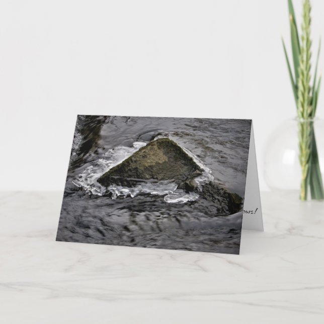 "The Living Rock" Christmas Card (Front)