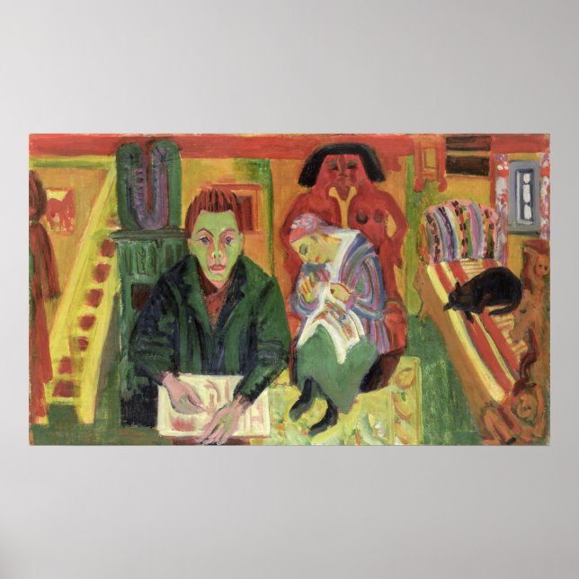 The Living Room, 1920 Poster (Front)