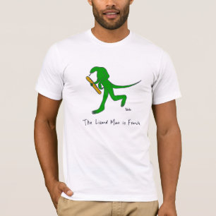 The Lizard Man is French. (Men) T-Shirt
