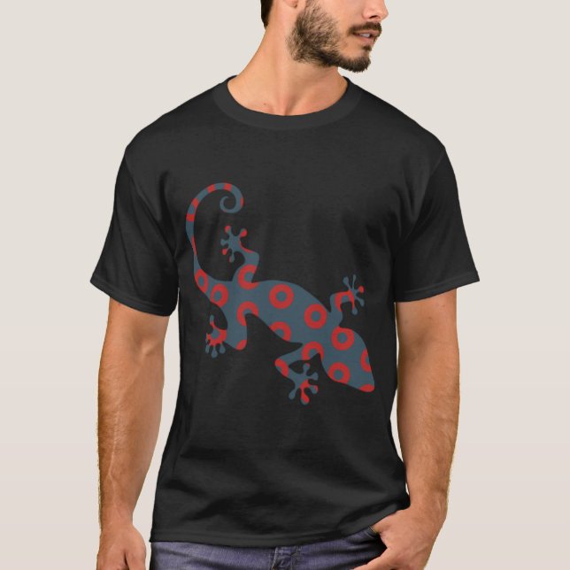 The Lizards Phish Doughnut Print T-Shirt (Front)