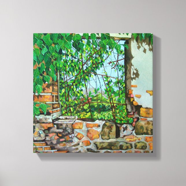 The Lizard's View 2008 Canvas Print (Front)