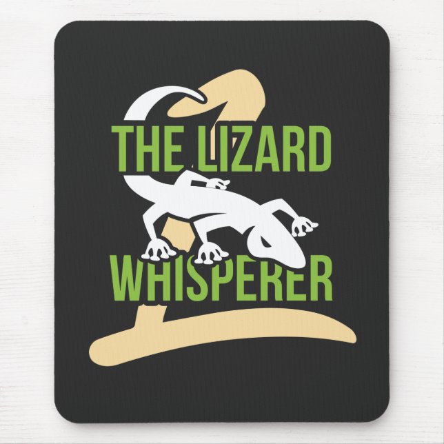 The Lizards Whisperer Mouse Mat (Front)