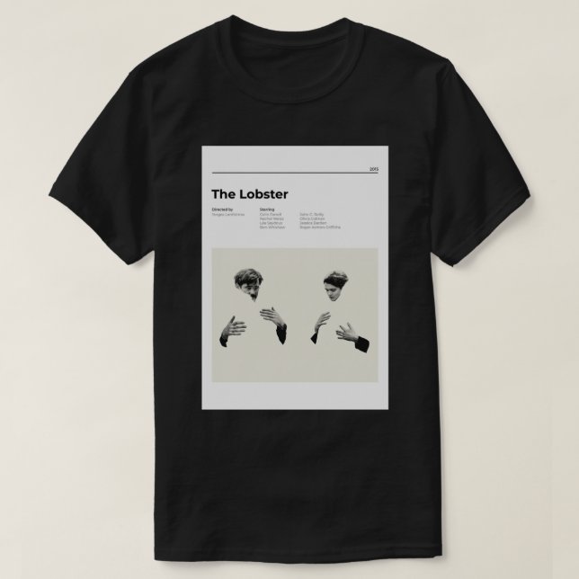 The Lobster - Minimalist Movie Poster - Yorgos Lan T-Shirt (Design Front)
