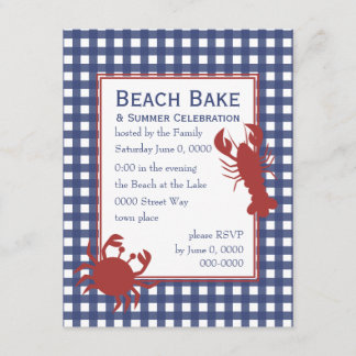 the Lobster & the Crab Invitation