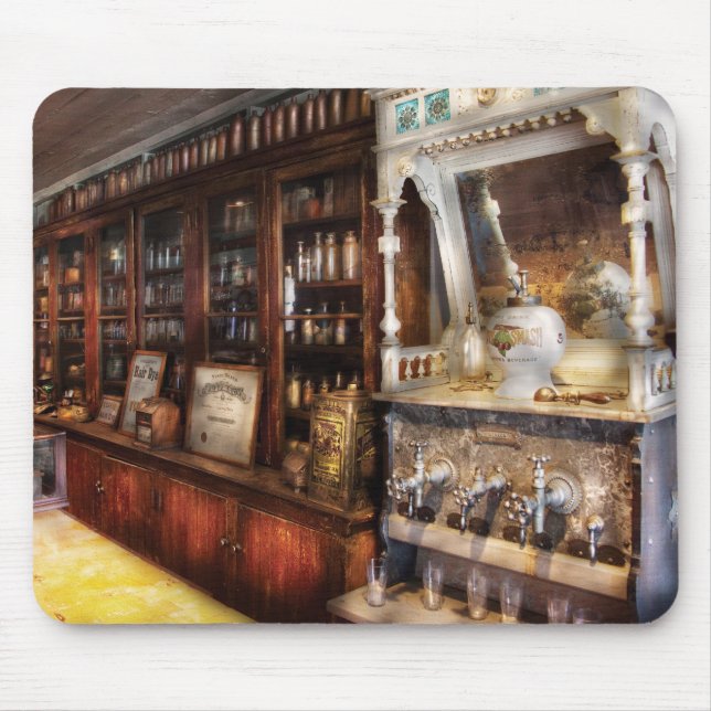The Local Soda Fountain Mouse Mat (Front)