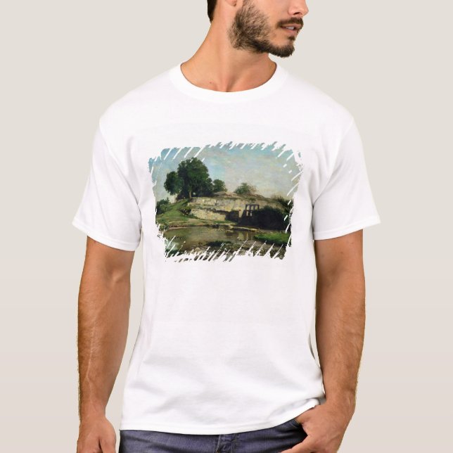 The Lock at Optevoz, 1859 T-Shirt (Front)