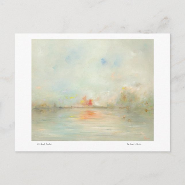 The Lock Keeper Landscape Painting Postcard (Front)