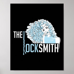 The Locks Smith Hair Stylist Hairdresser Barber Poster