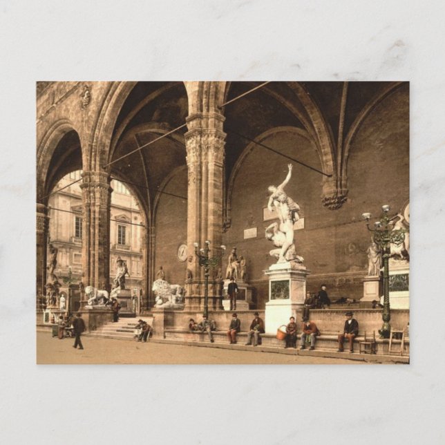 The Lodge of the Lancers. Florence Italy. Postcard (Front)