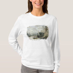 The Log Cabin at Hamburg Harbour, 1848 T-Shirt