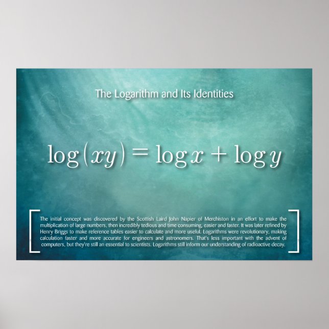 The Logarithm Poster (Front)
