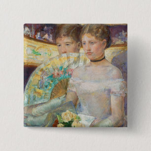 The Loge, 1882 (oil on canvas) 15 Cm Square Badge