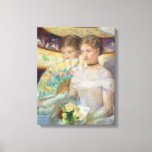 The Loge, 1882 (oil on canvas) Canvas Print