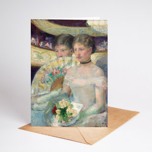 The Loge   Mary Cassatt Card